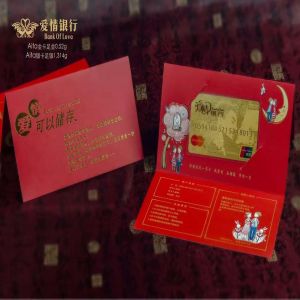 情人節(jié)愛心紀(jì)念銀卡片定制